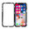 Detachable Magnetic Metal Frame Case for Apple iPhone X / Xs - Clear Back
